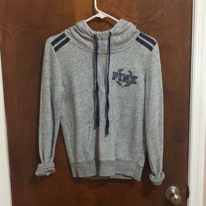 VS PINK grey jacket- lightly used